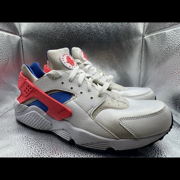 RARE 🚀 Size 12 - Nike Mens Air Huarache 318429-112 White Running Shoes Sneakers